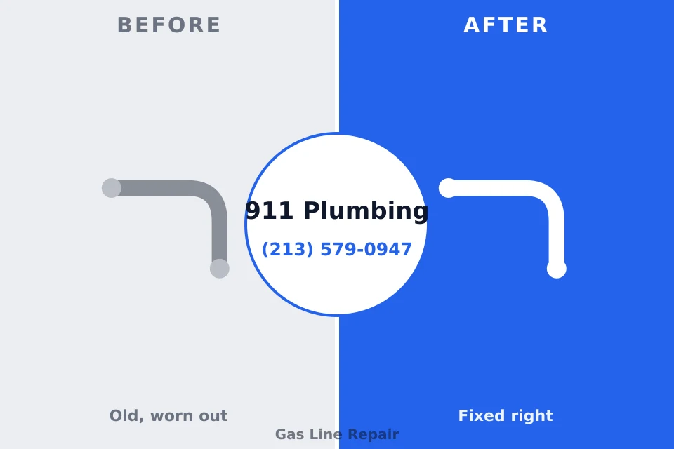 Before and after: plumbing repair Crescent City, FL
